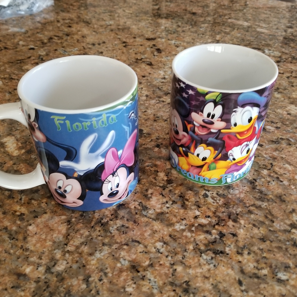 Mickey and Minnie mugs